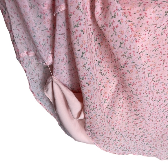 Divine Heritage  Dress Size M Medium Intermix Floral Mixed Print Midi - Picture 10 of 16